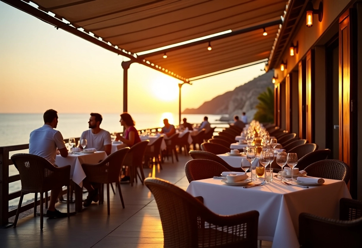 restaurant bord de mer