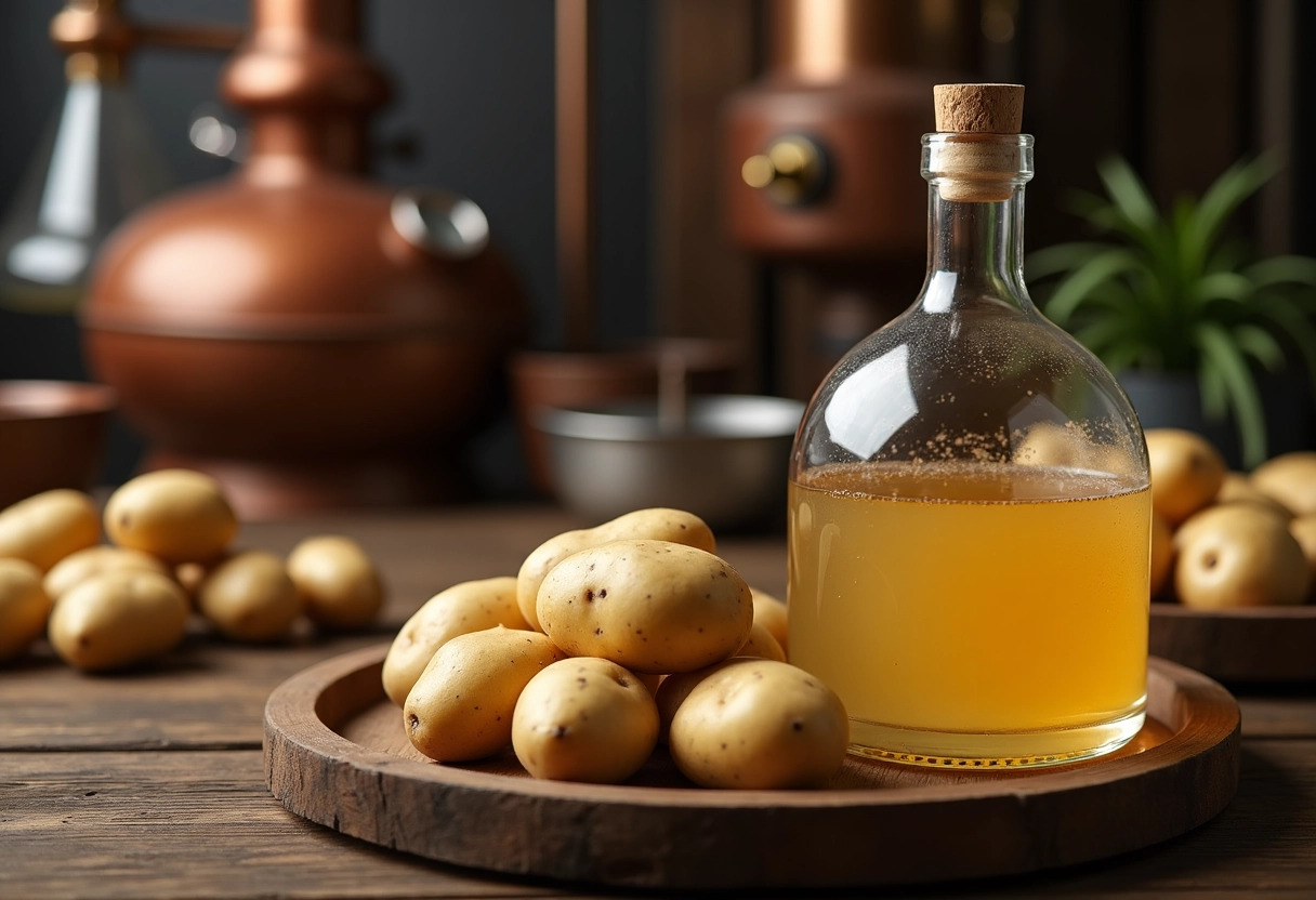 alcool de pomme de terre : composition et procédés de fabrication -  distillation alcool